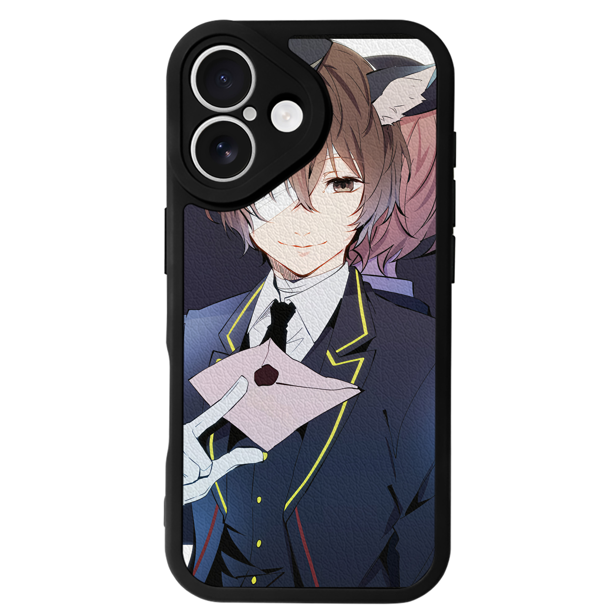 （画像用） 文豪ストレイドッグス Bungo Stray Dogs 【iPhone 16シリーズ対応】シリコンスマホケース（レザー調） 材質：シリコン